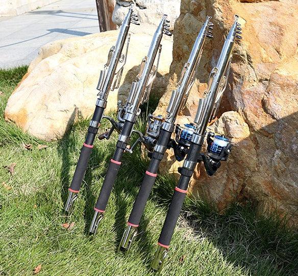 Canne à pêche automatique en mer en gros, ressort, super dure, longue distance, ensemble de cannes à lancer, équipement de pêche, approvisionnement transfrontalierEX-STOCK Canada
