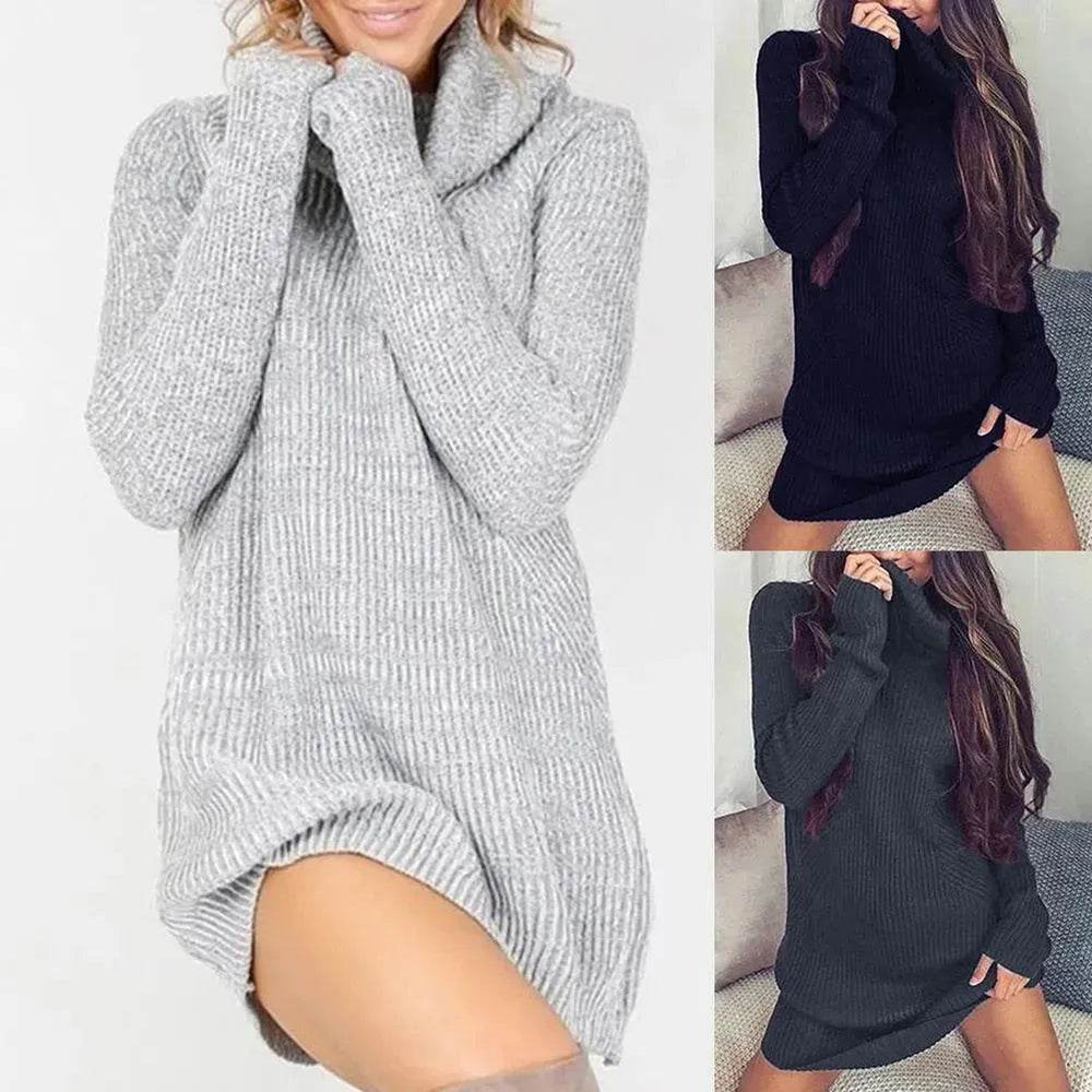 NEW Winter Mini Turtleneck sweater dress - EX-STOCK Canada