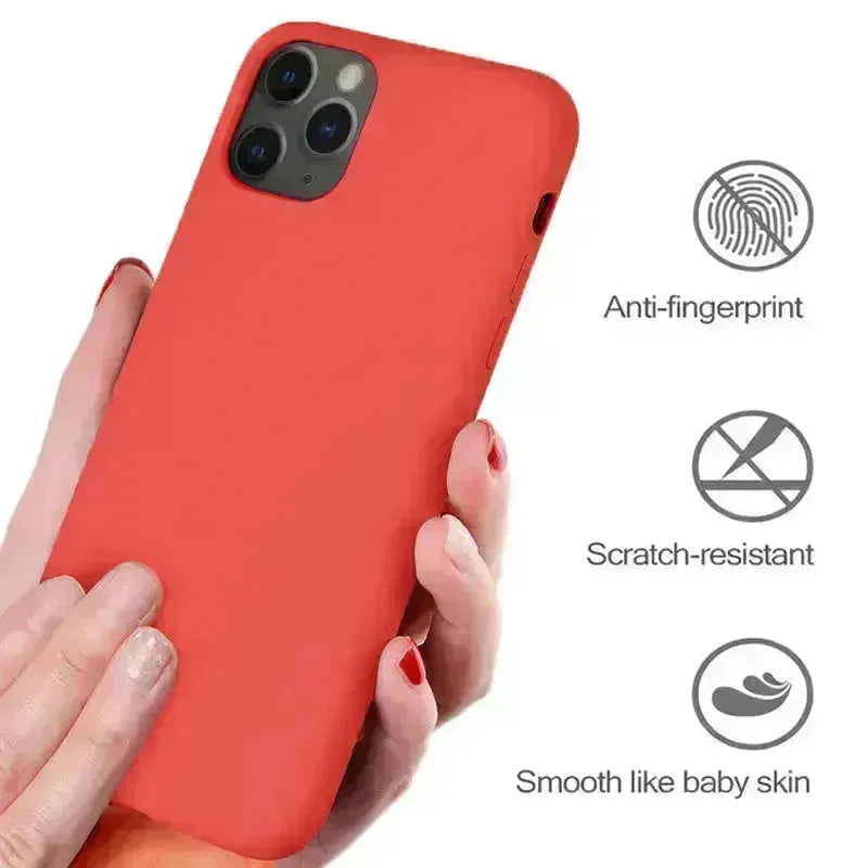 Étui iPhone en silicone liquide en silicone entièrement imperméable Unisexe