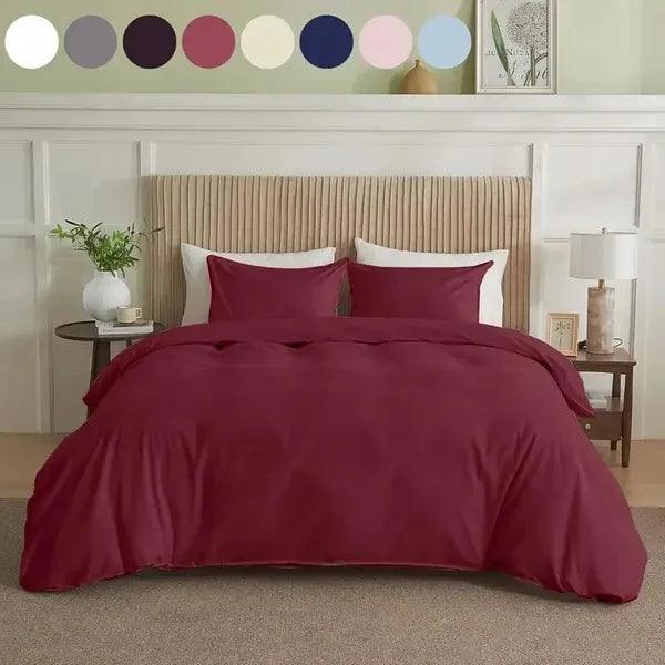 Serta Simply Clean Solid Duvet Cover King EX-STOCK Canada