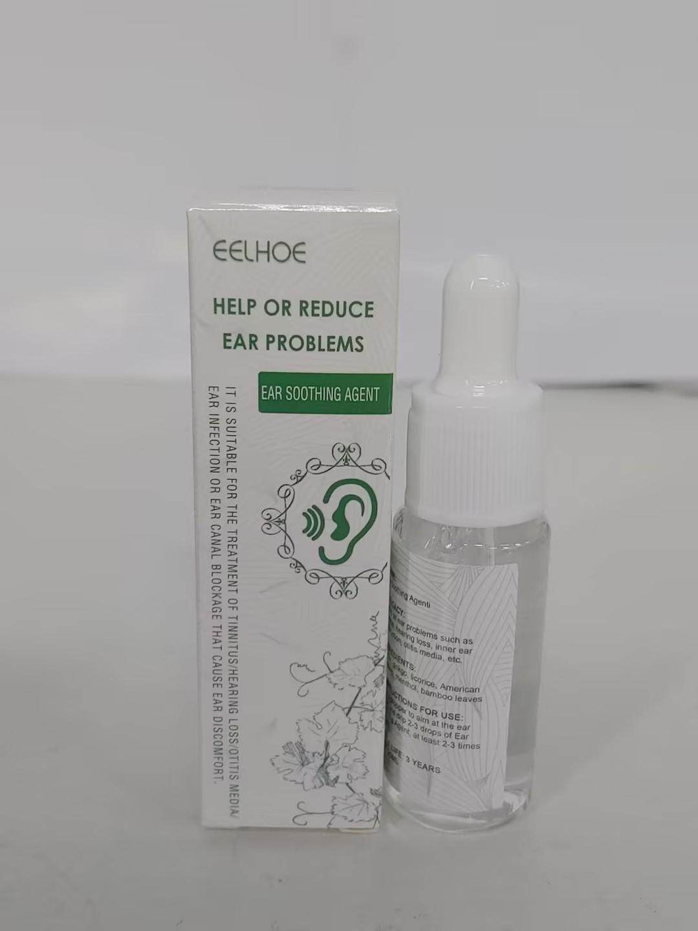 Erlebao Ear Soothing Health Care Ear Drops, Relieve Inner Ear Blockage And Tinnitus Discomfort - EX-STOCK Canada