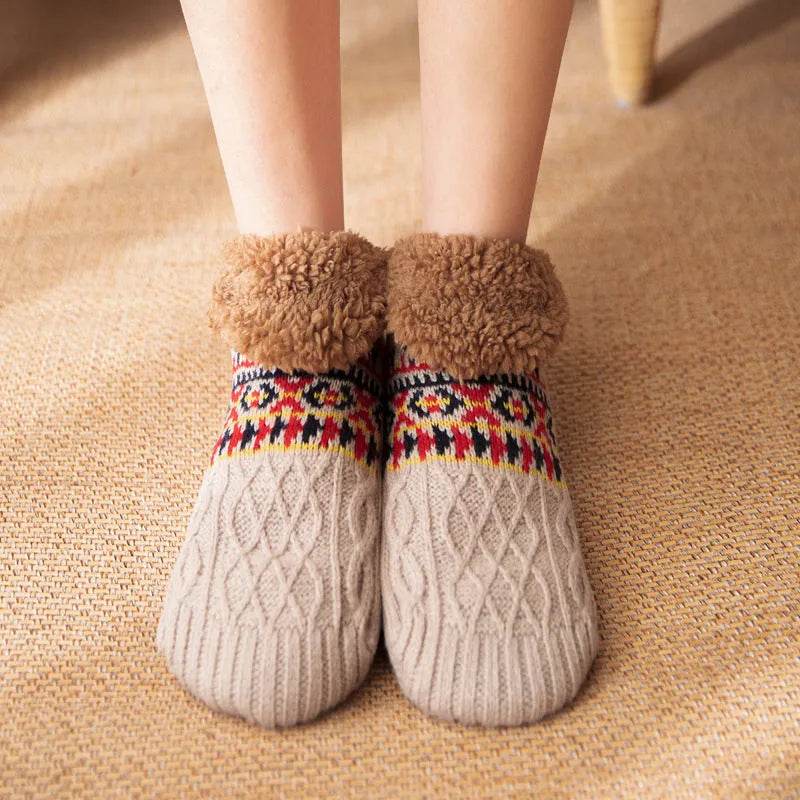 Indoor Home Floor Socks Fall And Winter Warm Non-slip Carpet Socks For Men And Women - EX-STOCK Canada