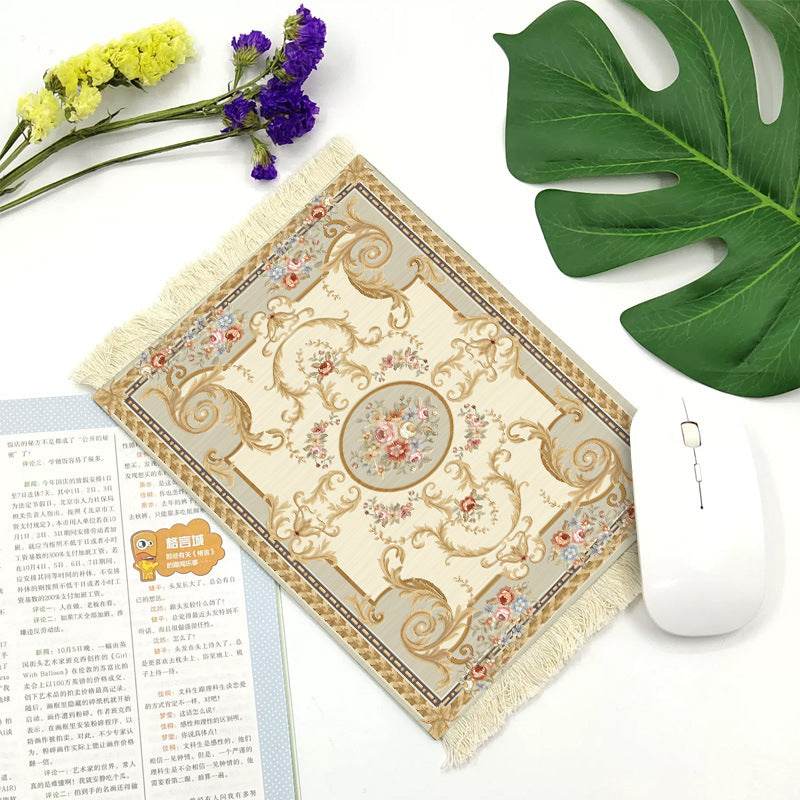 Office mouse pad, Suede fringe mouse pad Hot rubber Bohemian style - EX-STOCK Canada