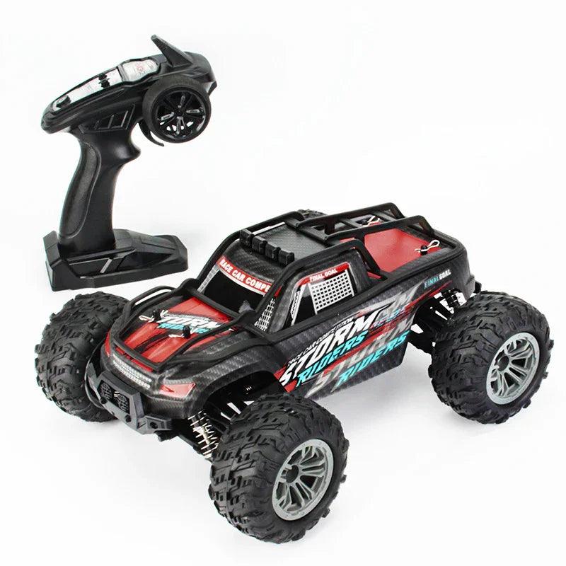 La nouvelle voiture tout-terrain télécommandée à quatre roues motrices à grande vitesse 1:16 à l'échelle réelle, voiture de course à quatre roues motricesEX-STOCK Canada