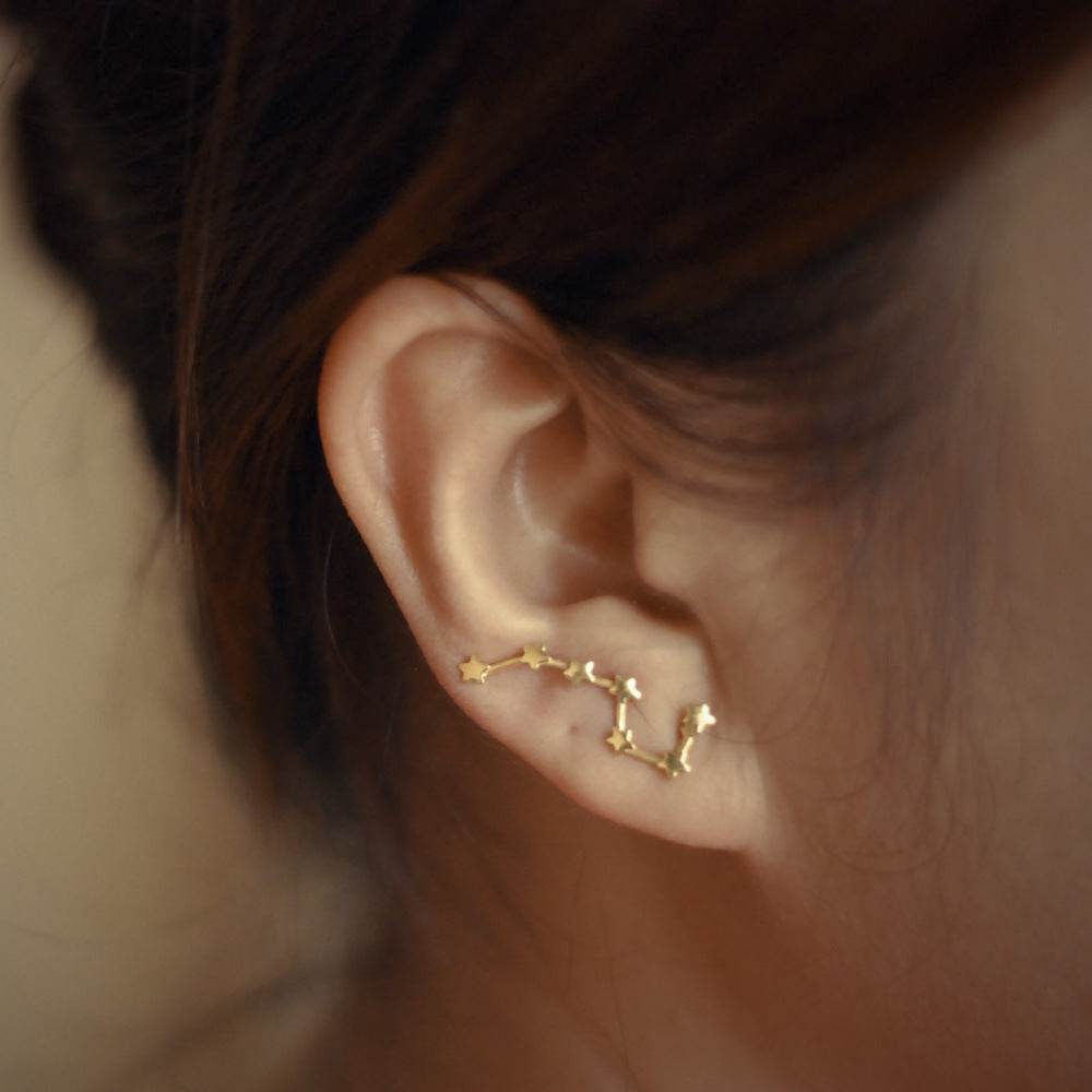 European American Jewelry Big Dipper Earrings Earrings Small Jewelry - EX-STOCK Canada