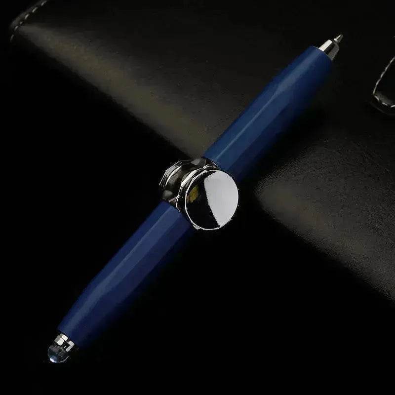Creative Multi-Function LED Pen Spinning Decompression Gyro Metal Ballpoint Pen Fashion Office School Supplies Writing Pens - EX-STOCK Canada