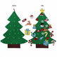 DIY Felt Christmas Tree New Year Toddler Kids Handmade Gift Toys Door Wall Hanging Ornaments Holiday Party Home Decor Set - EX-STOCK Canada