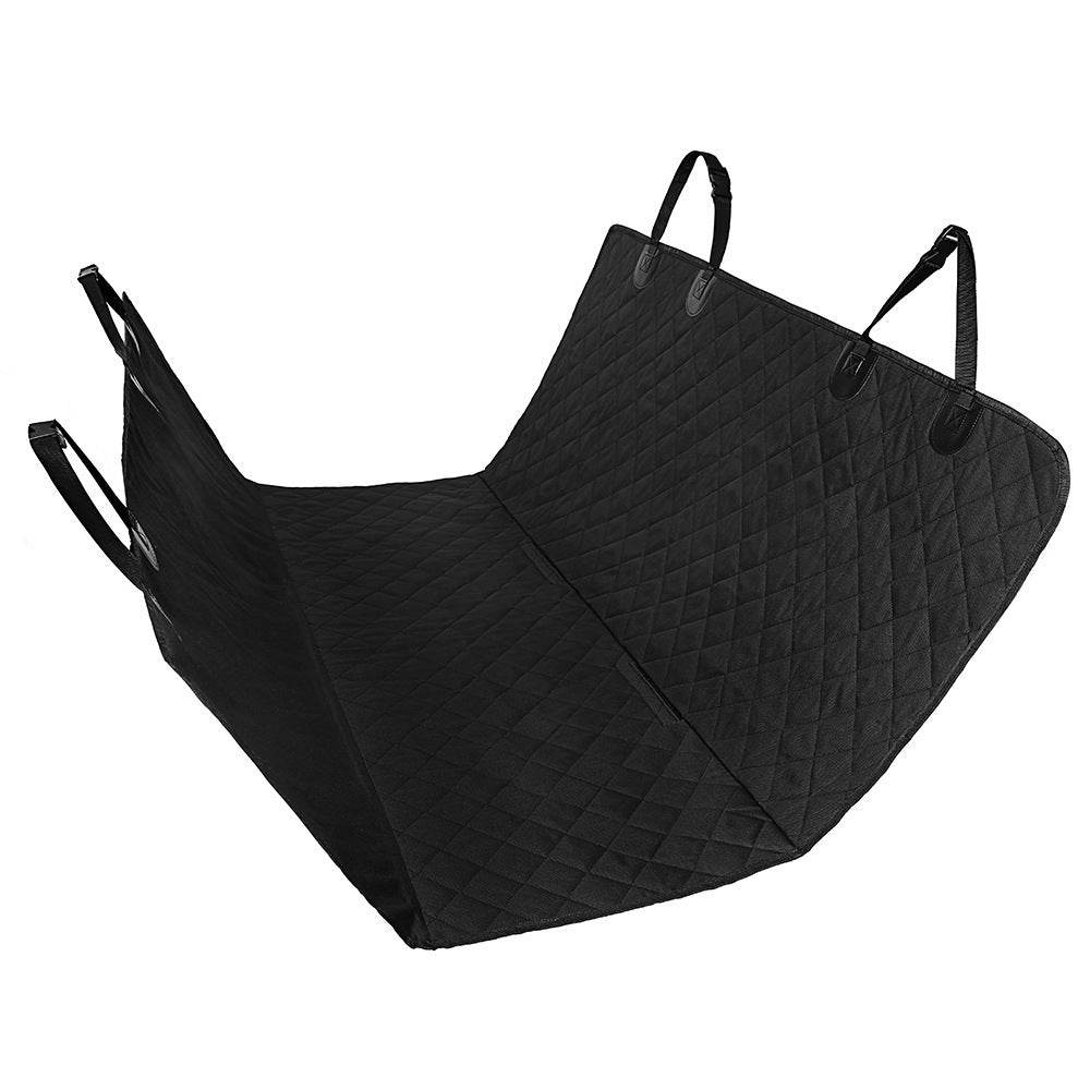 Dog Car Seat Cover View Mesh Pet Carrier Hammock Safety Protector Car Rear Back Seat Mat With Zipper And Pocket For Travel - EX-STOCK Canada