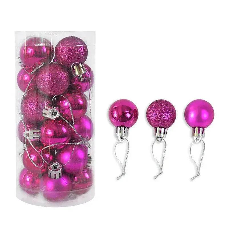 Christmas Decoration Shiny Matte Christmas Ball - EX-STOCK Canada