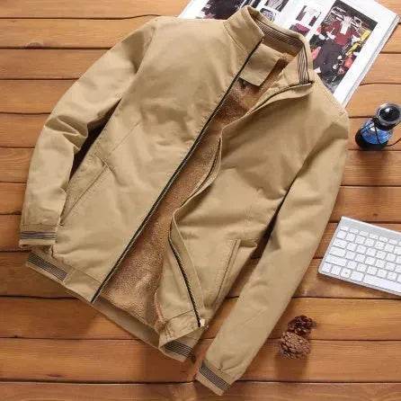 Men Plain Work Zip Up Hooded Winter Jacket - EX-STOCK Canada