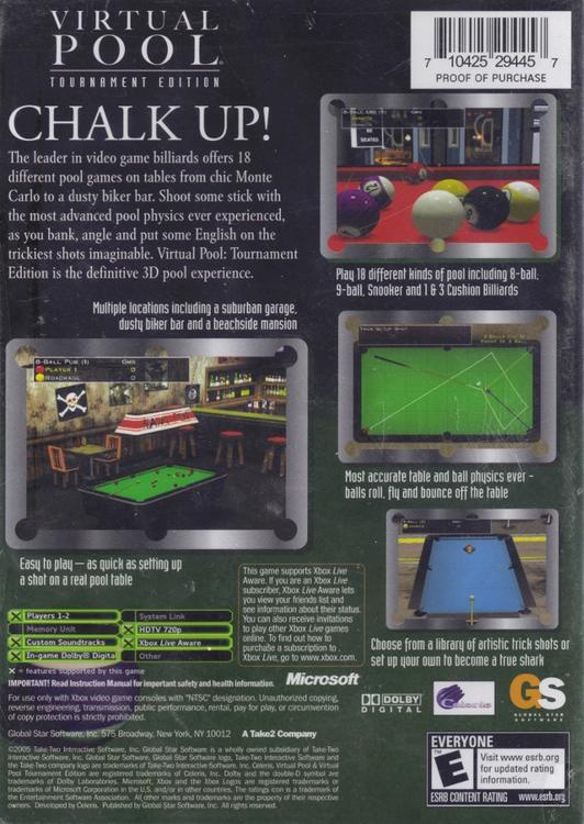 Virtual Pool Tournament Edition