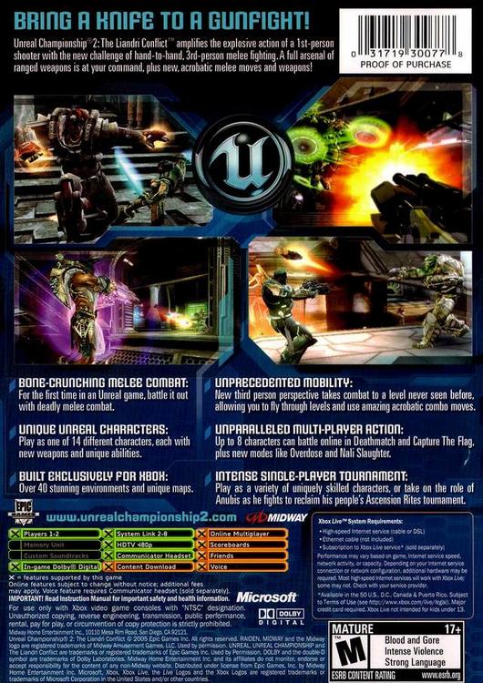 Unreal Championship 2: Der Liandri-Konflikt
