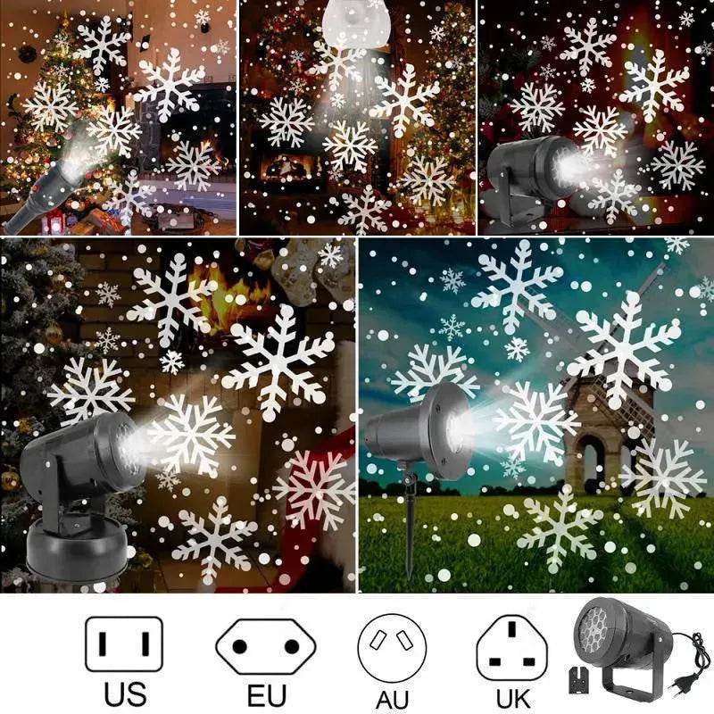 Christmas -themed LED Light Projector Bedroom Party Decor - EX-STOCK Canada