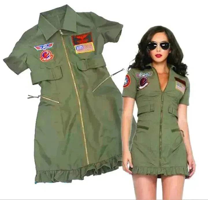 Female spy costume game uniform - EX-STOCK Canada