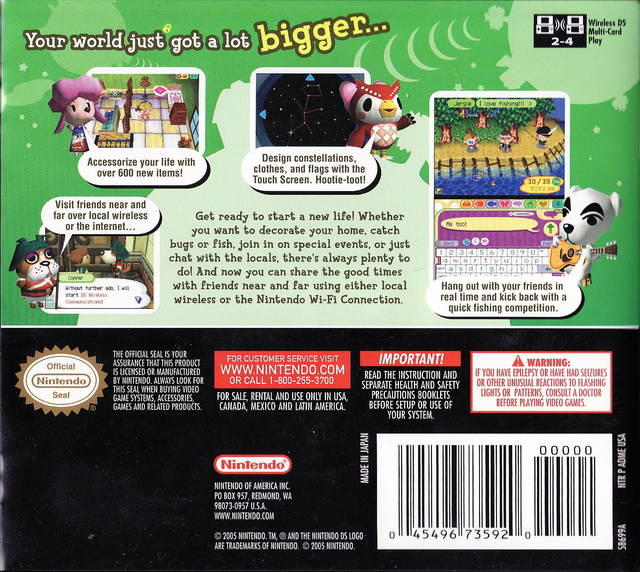 Bienvenue dans Animal Crossing - Monde Sauvage (usagé)