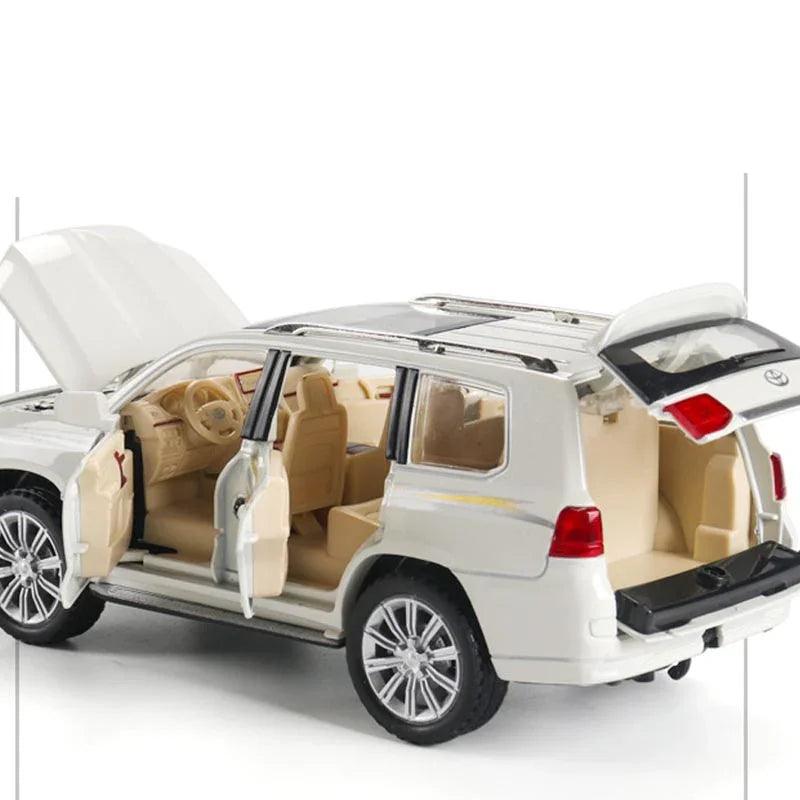 Modèle de voiture tout-terrain en alliage avec retour automatique, son et lumièreEX-STOCK Canada
