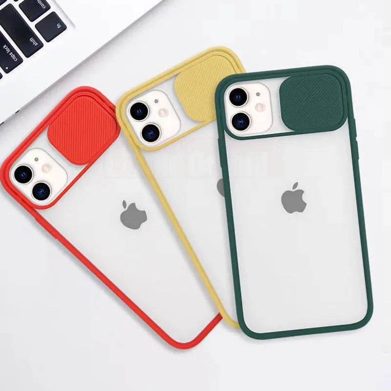 Frosted frame lens Silicone phone case - EX-STOCK Canada