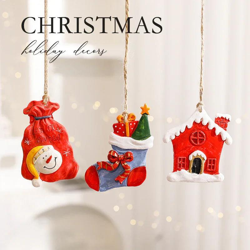 Decorazioni di Natale Cartone Animato Renna OrnamentiEX-STOCK Canada