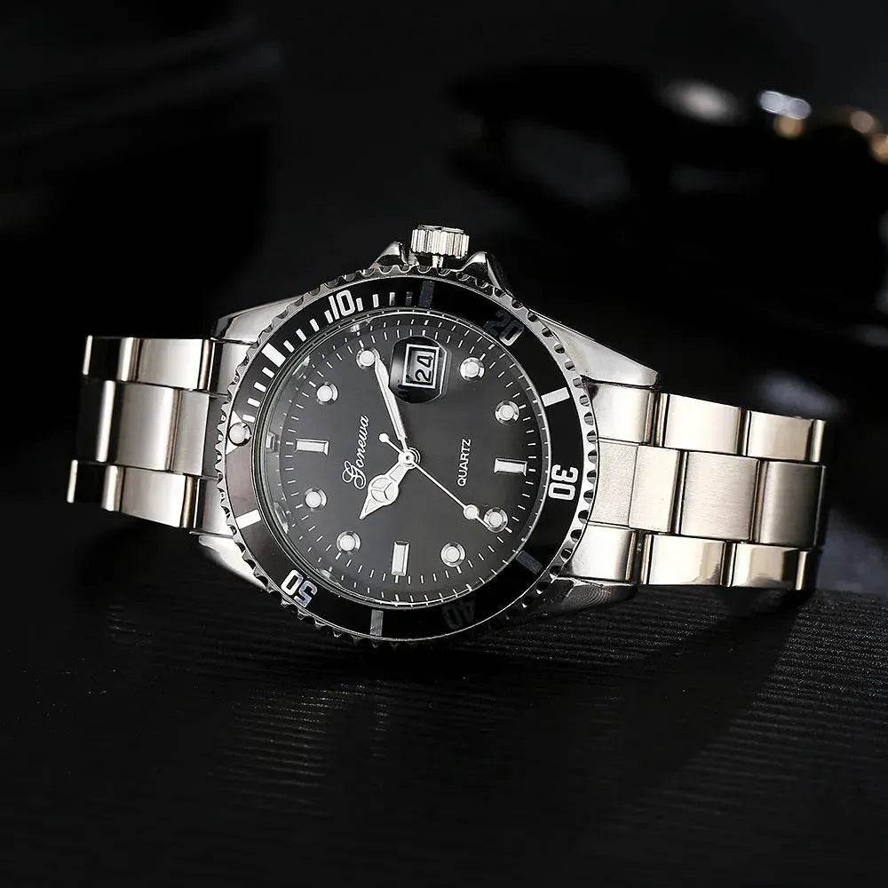 Calendar exquisite quartz watch - EX-STOCK Canada