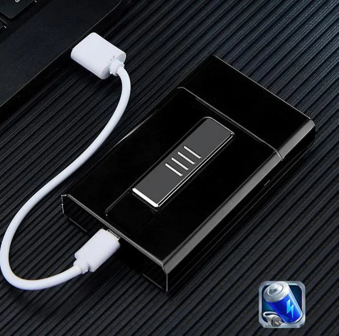 Ten conventional thin cigarette rechargeable cigarette case EX-STOCK Canada