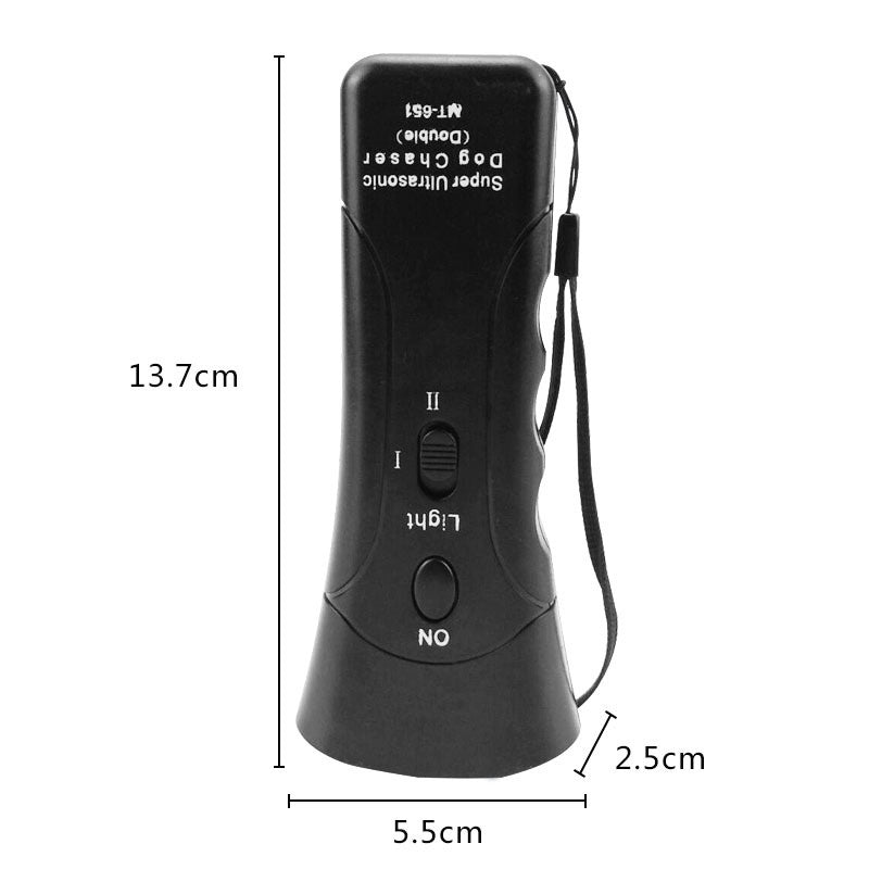 3-in-1 Anti Barking Dog Training Device Ultrasonic Dog Training Repeller LED Flashlight EX-STOCK Canada
