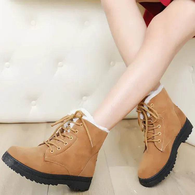 Winter Snow Boots With Warm Plush Ankle Boots For Women Shoes - EX-STOCK Canada
