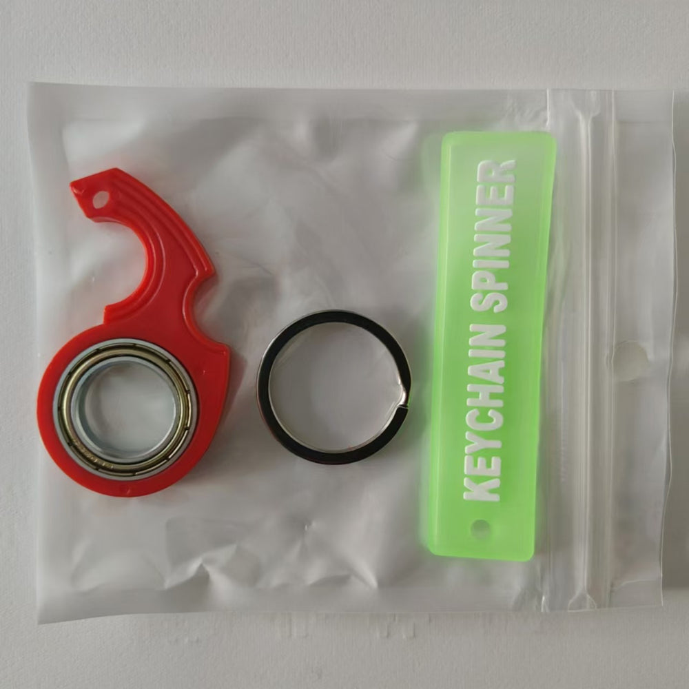 Keychain Hand Spinner Anti-anxiety Toy Creative Anxiety Spinner Toy Finger Spinner Keychain Stress Relief EX-STOCK Canada