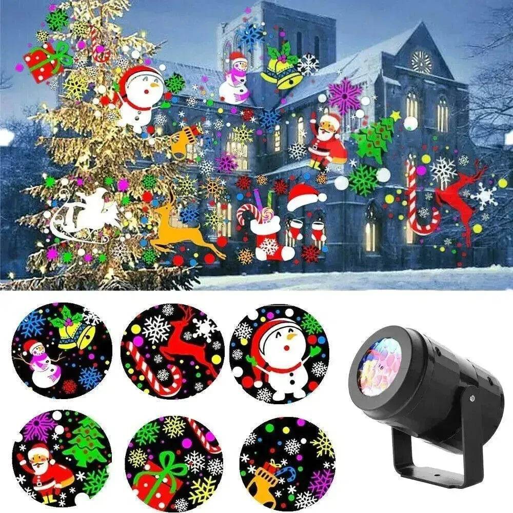Christmas -themed LED Light Projector Bedroom Party Decor - EX-STOCK Canada