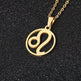 12 Constellation Necklace Accessories Stainless Steel Necklace - EX-STOCK Canada