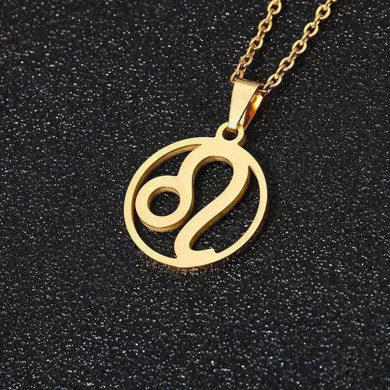 12 Constellation Necklace Accessories Stainless Steel Necklace - EX-STOCK Canada