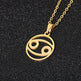 12 Constellation Necklace Accessories Stainless Steel Necklace - EX-STOCK Canada