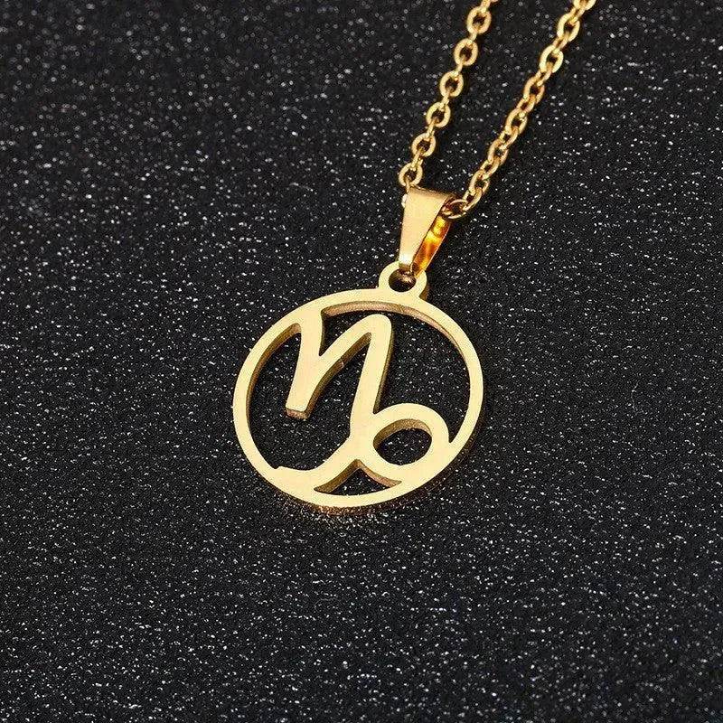 12 Constellation Necklace Accessories Stainless Steel Necklace - EX-STOCK Canada
