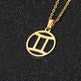 12 Constellation Necklace Accessories Stainless Steel Necklace - EX-STOCK Canada