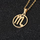 12 Constellation Necklace Accessories Stainless Steel Necklace - EX-STOCK Canada