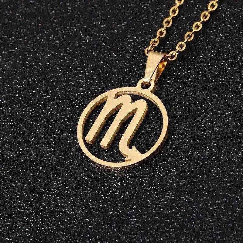 12 Constellation Necklace Accessories Stainless Steel Necklace - EX-STOCK Canada