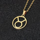 12 Constellation Necklace Accessories Stainless Steel Necklace - EX-STOCK Canada