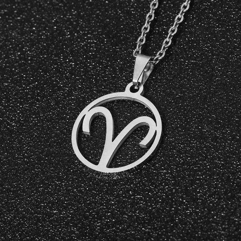 12 Constellation Necklace Accessories Stainless Steel Necklace - EX-STOCK Canada