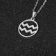 12 Constellation Necklace Accessories Stainless Steel Necklace - EX-STOCK Canada