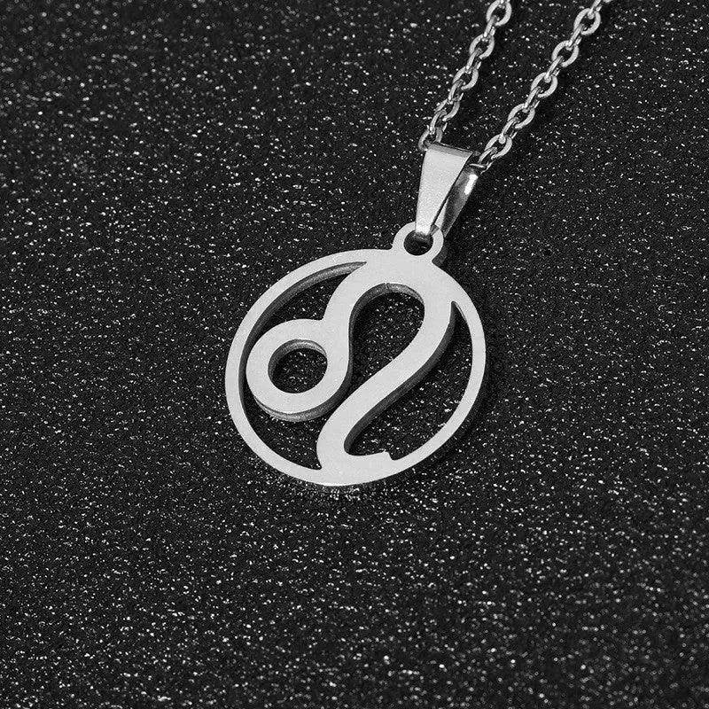 12 Constellation Necklace Accessories Stainless Steel Necklace - EX-STOCK Canada