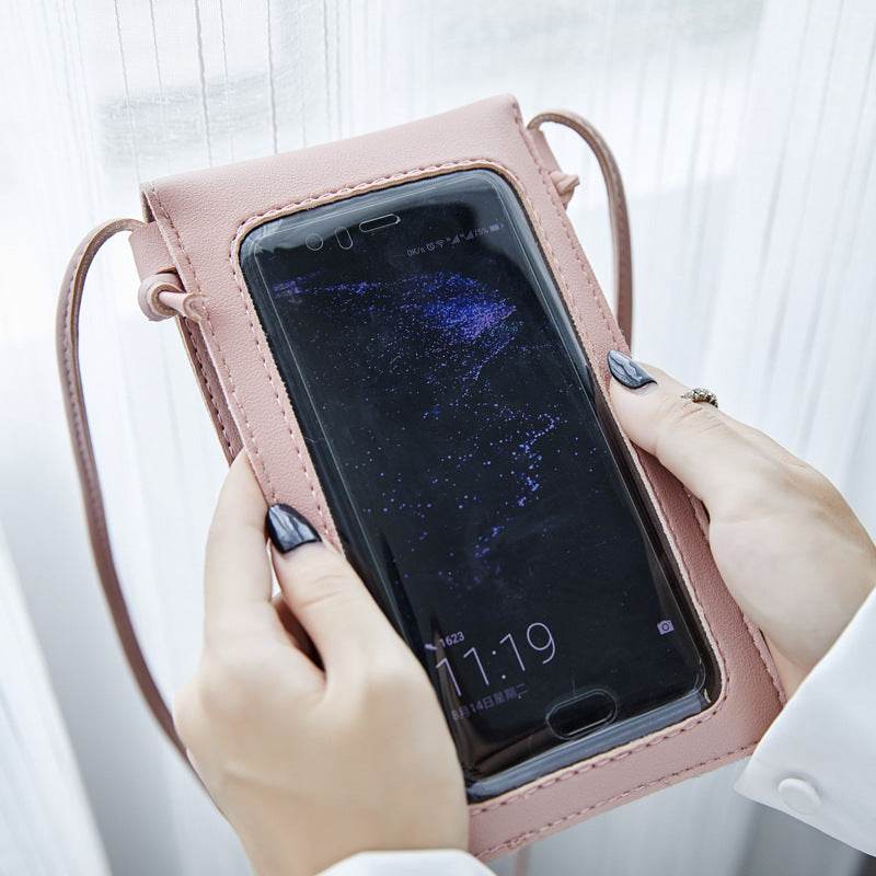Cross Body Mobile Phone Bag Touching Screen - EX-STOCK Canada