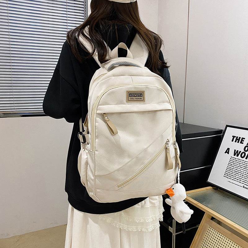 Large Capacity College Junior High School Backpack School Bag - EX-STOCK Canada