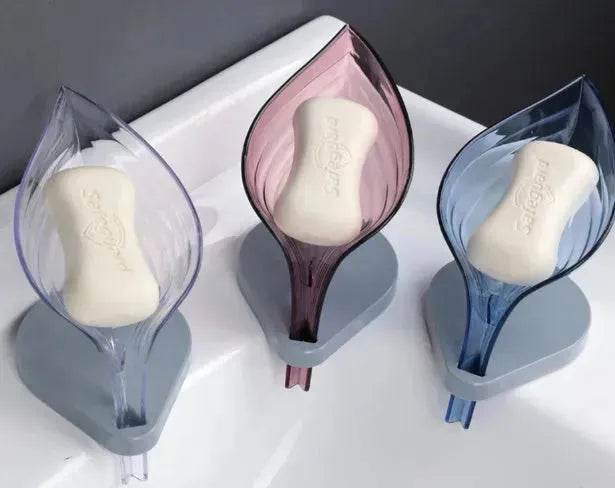 Leaf shaped Suction Soap dish - EX-STOCK Canada