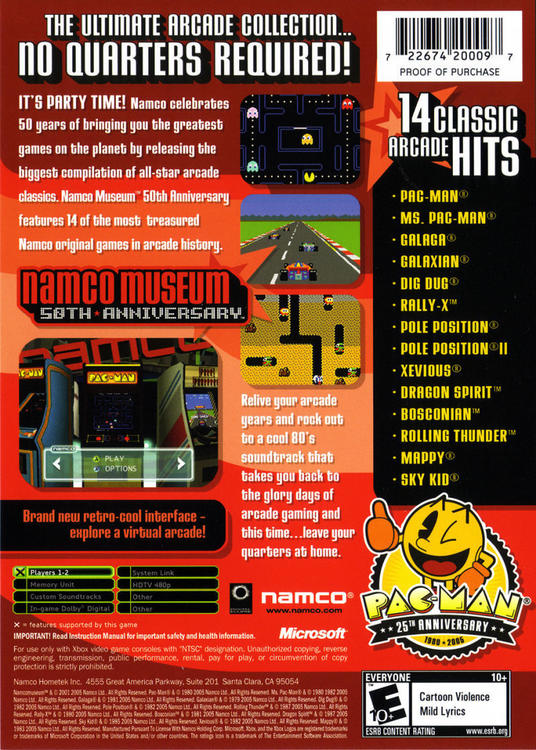 Namco Museum 50th Anniversary