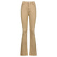 Brown High Waist Stretch Bootcut Jeans Women Casual Pants - EX-STOCK Canada