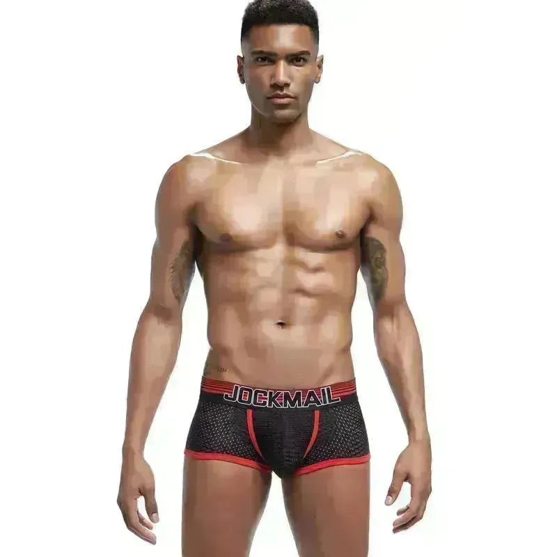 Mesh quick-drying JOCKMAIL Pouch Boxer Brief for men underwear