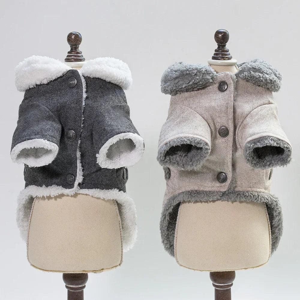 Dog Clothes Winter Pet Dog French Bulldog Jacket Thick Warm Dog Coat EX-STOCK Canada
