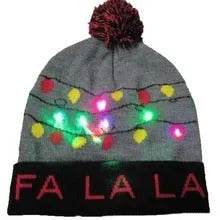 LED Light Christmas Beanies - EX-STOCK Canada