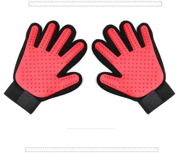 Silicone Pet Hair Removal Glove Comb Pet Grooming Gloves Brush - EX-STOCK Canada