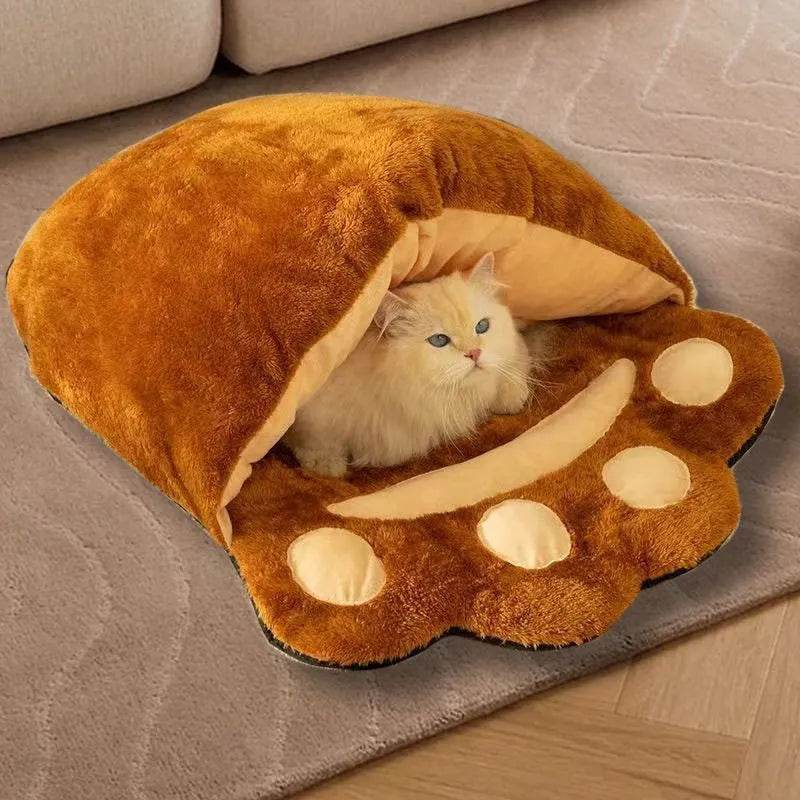 Winter Warm Thickened House Semi-closed Cat Nest - EX-STOCK Canada