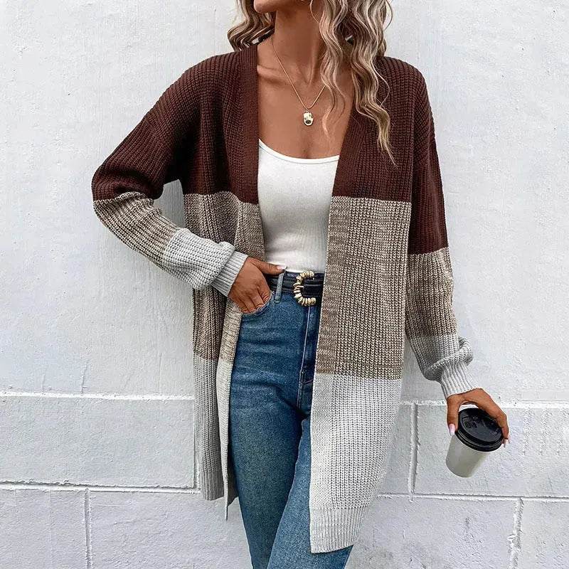 New style Autumn Winter Women Long Knitted Sweater Cardigan - EX-STOCK Canada